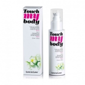 Силиконовый лубрикант 2-в-1 Touch My Body с ароматом моной - 100 мл. - Love to Love - купить с доставкой в Воронеже