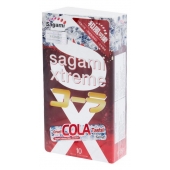 Ароматизированные презервативы Sagami Xtreme COLA - 10 шт. - Sagami - купить с доставкой в Воронеже