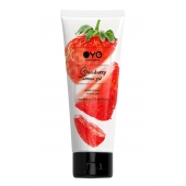 Лубрикант на водной основе OYO Aroma Gel Strawberry с ароматом клубники - 75 мл. - OYO - купить с доставкой в Воронеже