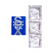 Розовые презервативы Sagami Xtreme FEEL FIT 3D - 3 шт. - Sagami - купить с доставкой в Воронеже