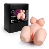 Телесный мастурбатор в форме пышного женского полуторса - Erowoman-Eroman - в Воронеже купить с доставкой