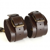 Коричневые наручники IDEAL - Sitabella - купить с доставкой в Воронеже