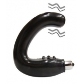 Чёрный массажёр простаты серии Sex Expert - Sex Expert - в Воронеже купить с доставкой