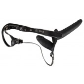 Женский страпон с вагинальной пробкой - 15 см. - Orion - купить с доставкой в Воронеже