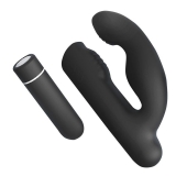 Черный вибромассажер Gladiator - 10,7 см. - S-HANDE - в Воронеже купить с доставкой