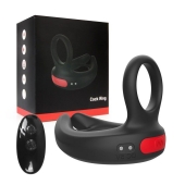 Черное эрекционное виброкольцо Cock Ring с пультом ДУ - I-MOON - в Воронеже купить с доставкой