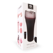 Черный мастурбатор-вагина с вибропулей и пультом ДУ - S-HANDE - в Воронеже купить с доставкой