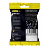 Ультратонкие презервативы Ganzo Ultra thin в мягкой упаковке - 3 шт. - Ganzo - купить с доставкой в Воронеже