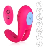 Розовое виброкольцо с пультом ДУ - I-MOON - в Воронеже купить с доставкой