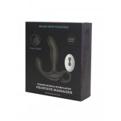 Черный вибромассажер простаты с эффектом фингеринга и пультом ДУ - Secwell - в Воронеже купить с доставкой