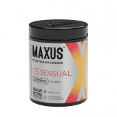 Анатомические презервативы MAXUS Sensual - 15 шт. - Maxus - купить с доставкой в Воронеже