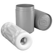 Белый компактный мастурбатор Maid Service в упаковке-банке - Baile - в Воронеже купить с доставкой