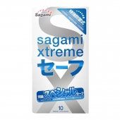 Презервативы Sagami Xtreme Ultrasafe с двойным количеством смазки - 10 шт. - Sagami - купить с доставкой в Воронеже