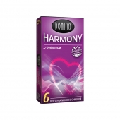 Презервативы с рёбрышками Domino Harmony - 6 шт. - Domino - купить с доставкой в Воронеже