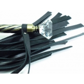 Плеть с широкими хлыстами и металлической ручкой - БДСМ Арсенал - купить с доставкой в Воронеже