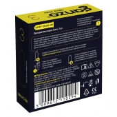 Ультратонкие презервативы Ganzo Ultra thin - 3 шт. - Ganzo - купить с доставкой в Воронеже