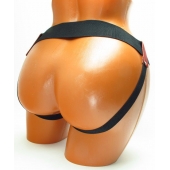 Трусики для маленькой насадки из красной кожи - БДСМ Арсенал - купить с доставкой в Воронеже