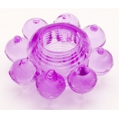 Мягкая фиолетовая гелевая насадка - Toyfa Basic - в Воронеже купить с доставкой
