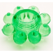 Зеленое эрекционное кольцо-цветок - Toyfa Basic - в Воронеже купить с доставкой