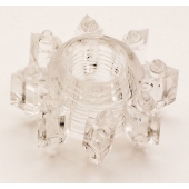 Прозрачное гелевое эрекционное кольцо-звезда - Toyfa Basic - в Воронеже купить с доставкой