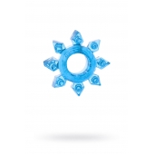 Голубая гелевая насадка-звезда - Toyfa Basic - в Воронеже купить с доставкой