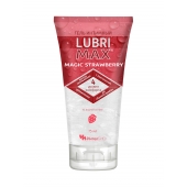 Интимный гель-смазка на водной основе Lubrimax Magic Strawberry - 75 мл. - ИнтелБИО - купить с доставкой в Воронеже