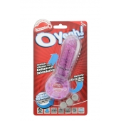 Фиолетовое эрекционное кольцо с вибрацией и пальчиком OYEAH PURPLE - Screaming O - в Воронеже купить с доставкой