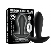 Черный массажер простаты с вибрацией, эффектом маятника и пультом ДУ - Secwell - в Воронеже купить с доставкой