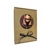 Черный пояс с гартерами «БДСМ Барби» - БДСМ Арсенал - купить с доставкой в Воронеже