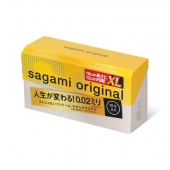Презервативы увеличенного размера Sagami Original 0.02 XL-size - 12 шт. - Sagami - купить с доставкой в Воронеже