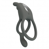 Серое эрекционное виброкольцо Dwayne - Baile - в Воронеже купить с доставкой