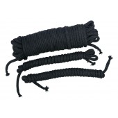 Чёрные хлопковые верёвки для бондажа - Orion - купить с доставкой в Воронеже