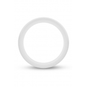 Белое люминесцентное эрекционное кольцо Silicone Glo Cock Ring - Blush Novelties - в Воронеже купить с доставкой