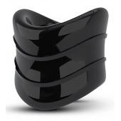 Черное эрекционное кольцо на мошонку Beef Ball Stretcher Snug X Long - Blush Novelties - в Воронеже купить с доставкой