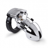 Мужской пояс верности Pubic Enemy No1 Silver Edition - MyStim - купить с доставкой в Воронеже