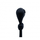 Чёрное лассо на пенис с вибрацией - Baile - в Воронеже купить с доставкой