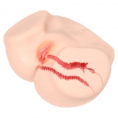 Мастурбатор-полуторс с двойным слоем материала Vanilla Onahole Real Vagina - KOKOS - в Воронеже купить с доставкой