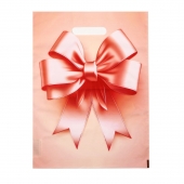 Пакет с принтом в виде банта с вырубной ручкой (30х40 см) - Сима-Ленд - купить с доставкой в Воронеже