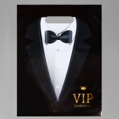 Пакет «Смокинг VIP» полиэтиленовый с вырубной ручкой (30х40 см) - UPAK LAND - купить с доставкой в Воронеже