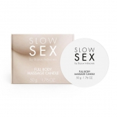 Массажная свеча для всего тела Slow Sex - 50 гр. - Bijoux Indiscrets - купить с доставкой в Воронеже