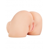 Телесный мастурбатор-полуторс с вибрацией Shake That Ass - Pipedream - в Воронеже купить с доставкой