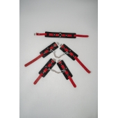 Черно-красный набор фиксаций: наручники, оковы и ошейник - Crazy Handmade - купить с доставкой в Воронеже