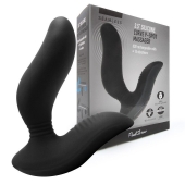 Черный вибромассажер простаты 3,5’’ Curve P-spot Massager - 12 см. - Erokay - в Воронеже купить с доставкой