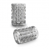 Прозрачная насадка с бороздками STAY HARD COCK SLEEVE 04 CLEAR - Blush Novelties - в Воронеже купить с доставкой