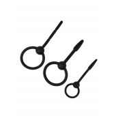 Набор из 3 черных уретральных массажеров Spin - Lola Games - купить с доставкой в Воронеже