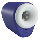 Синий автоматический вибромастурбатор Dj Lady - Baile - в Воронеже купить с доставкой