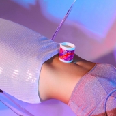 Массажная свеча Light My Fire с ароматом моной - 80 мл. - Love to Love - купить с доставкой в Воронеже