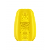 Желтый мастурбатор-яйцо Bisedze - LoveStore - в Воронеже купить с доставкой