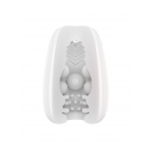 Белый мастурбатор-яйцо Bisedze - LoveStore - в Воронеже купить с доставкой