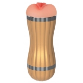 Мастурбатор-вагина с вибрацией в колбе Bevis - Boys of Toys - в Воронеже купить с доставкой